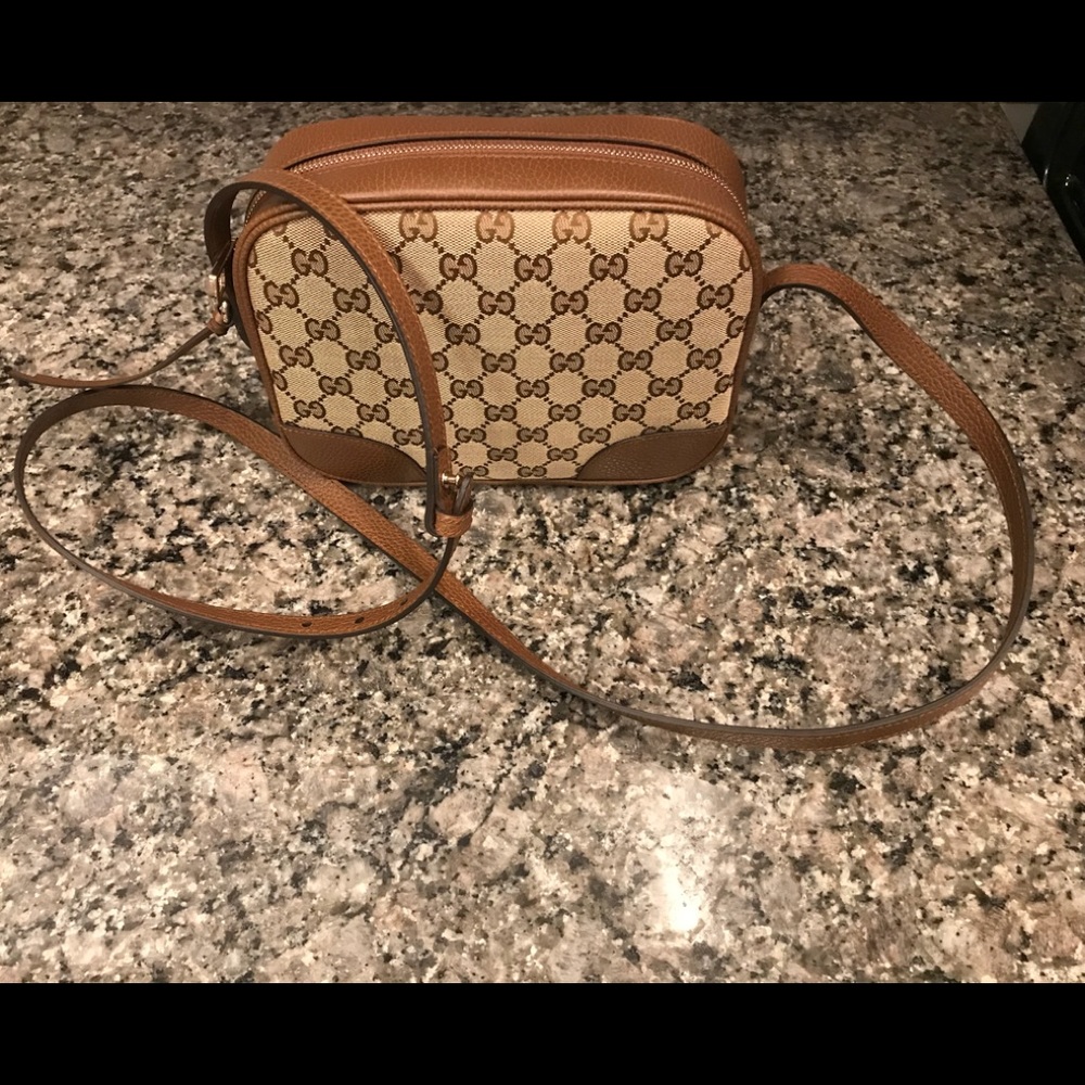 SOLD Gucci Bree Original GG Disco Crossbody Bag